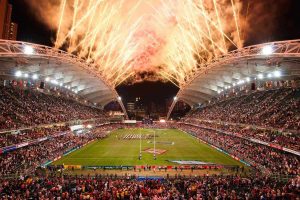 Fireworks at Hong Kong Sevens