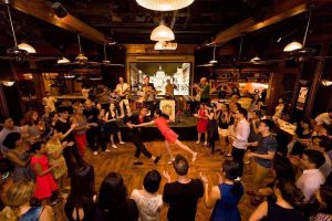 Lindy Hop social dancing at Hong Kong Swings