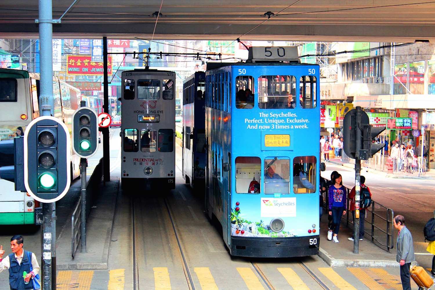 hong kong tram pixabay
