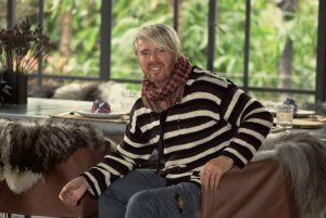 Kim Robinson in his Clearwater Bay home, Hong Kong