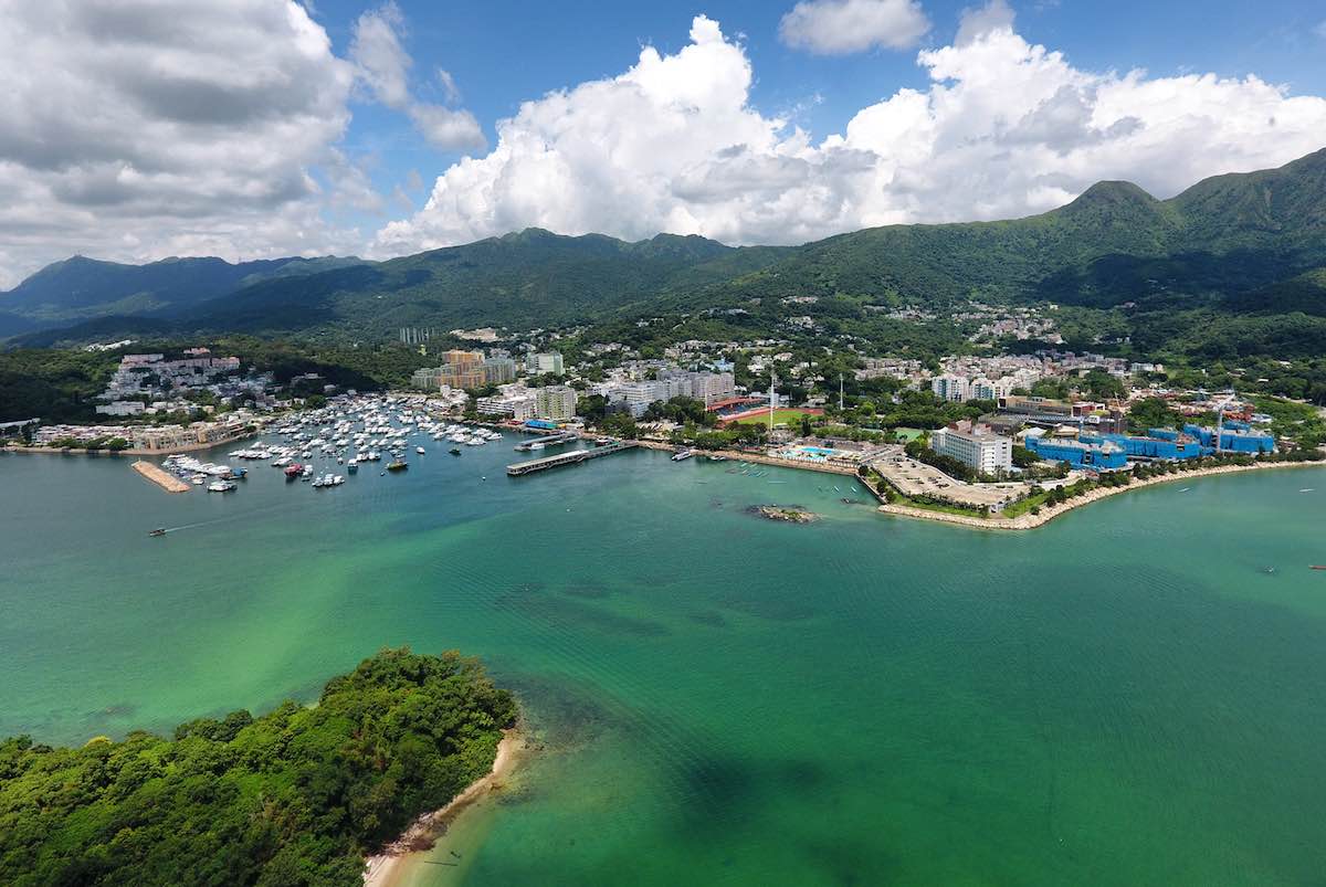 Sai Kung aerial view