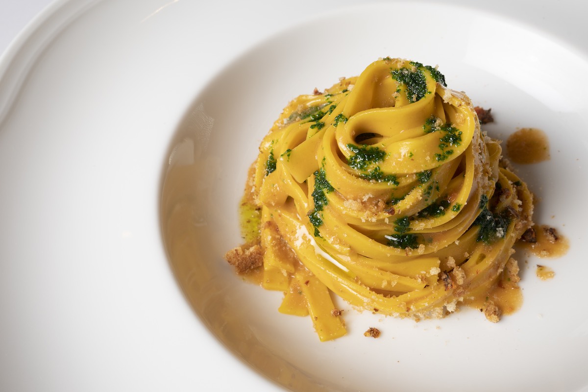 Castellana's tagliatelle ai ricci di mare