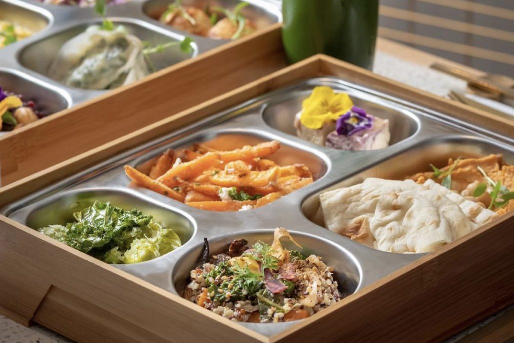 Veda vegetarian restaurant tiffin box